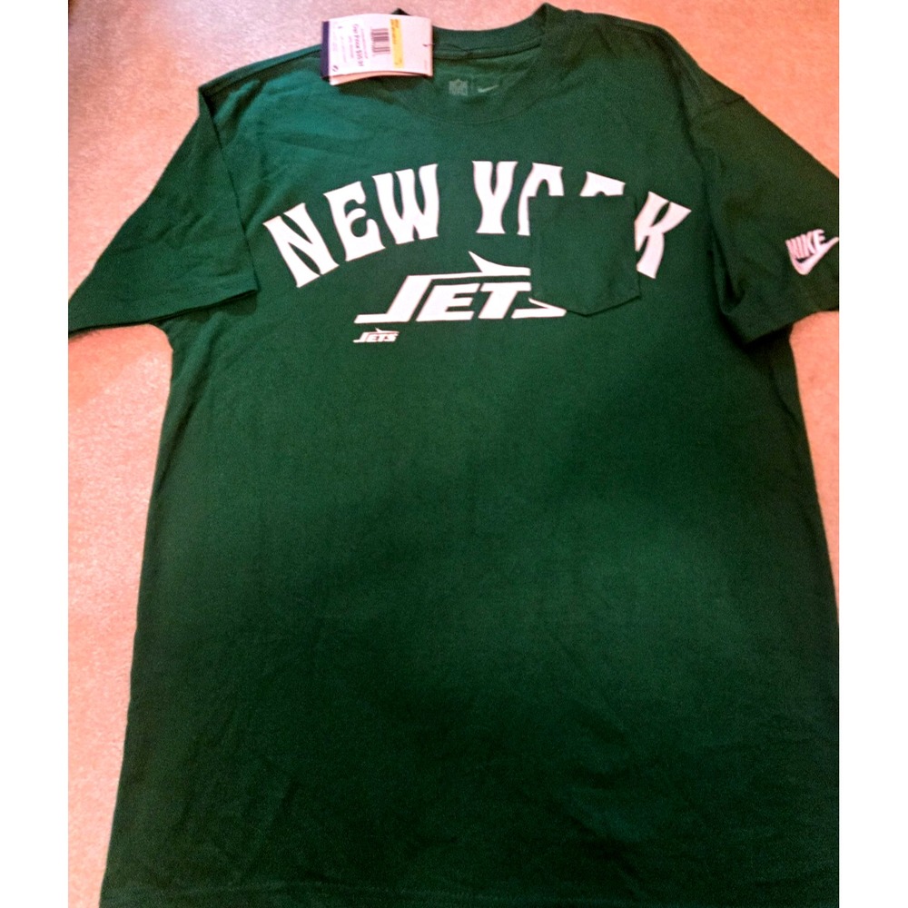 NFL New York Jets The Nike Tee Green pocket T-Shirt Men's Sz Small NEW